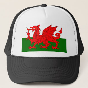 Welsh Dragon Flag Truckerkappe