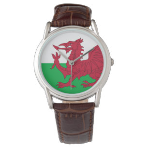 Welsh Dragon ~ Flag Wales Armbanduhr