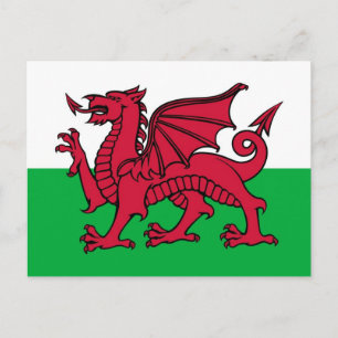 Welsh Dragon Postkarte