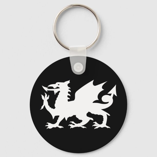 Welsh Dragon Schlüsselanhänger (Vorderseite)