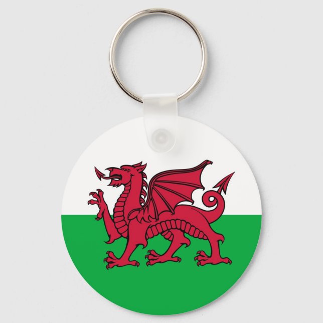 Welsh Dragon Schlüsselanhänger (Vorderseite)