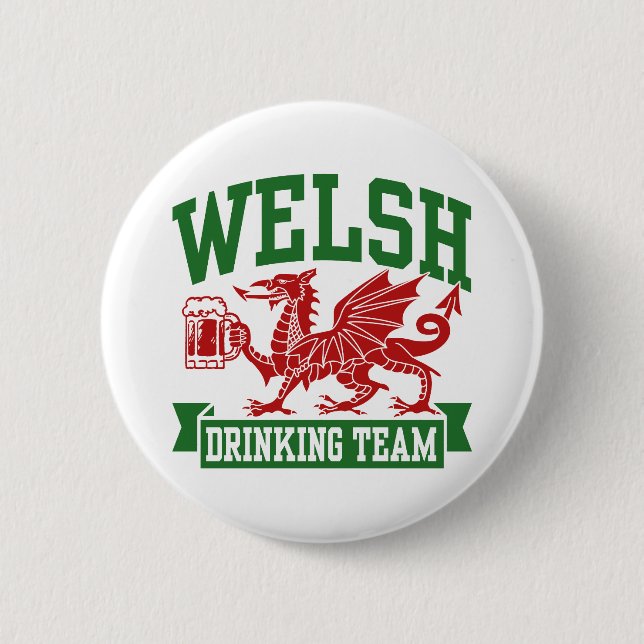 Welsh Drinking Team Button (Vorderseite)