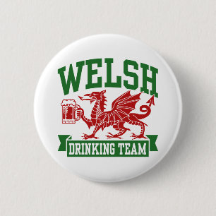 Welsh Drinking Team Button