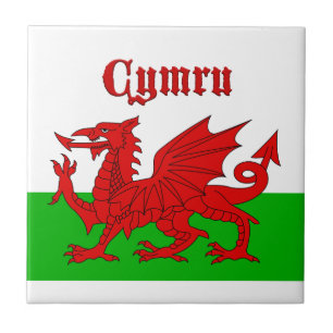 Welsh Flag Cymru Fliese