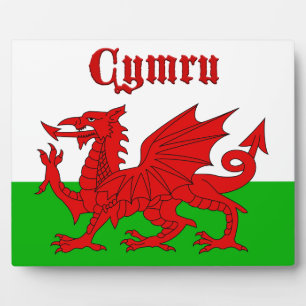 Welsh Flag Cymru Fotoplatte