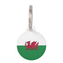 Welsh Flag Dog Tag