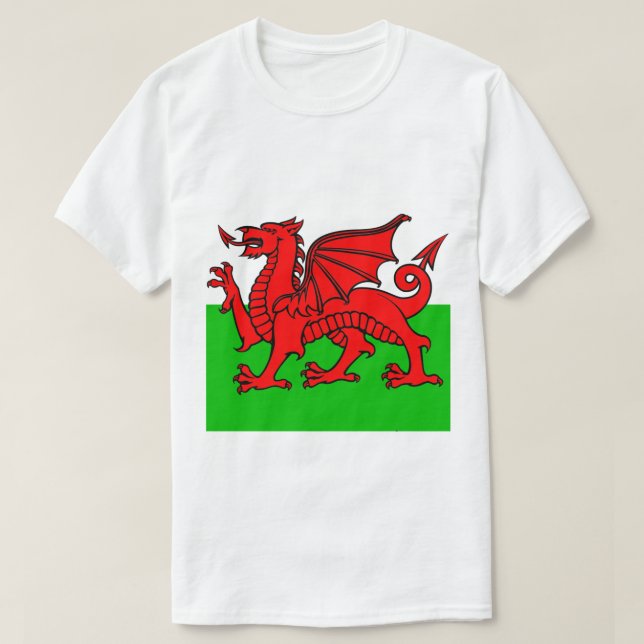 Welsh Flag T-Shirt (Design vorne)
