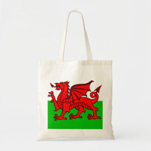 Welsh Flag Tragetasche