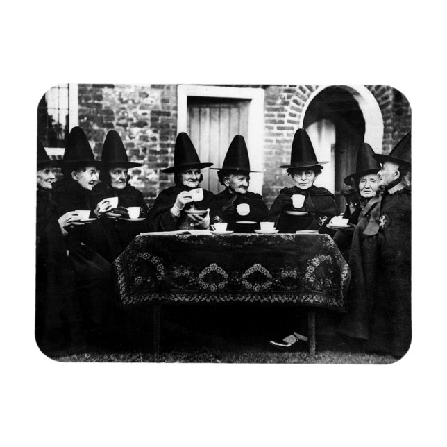 Welsh Hexen mit Tee-Krone-Teatime Magnet (Horizontal)