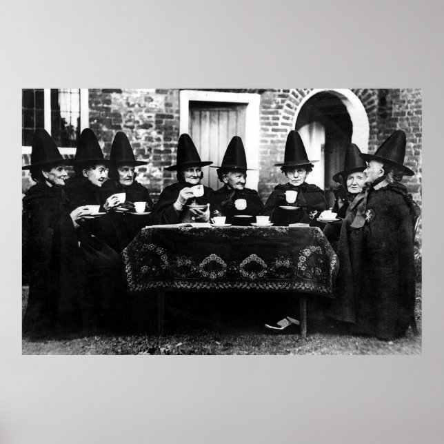 Welsh Hexen mit Tee-Krone-Teatime Poster (Vorne)