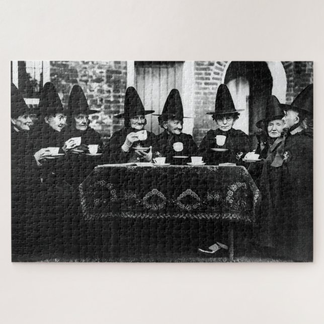 Welsh Hexen mit Tee-Krone-Teatime Puzzle (Horizontal)
