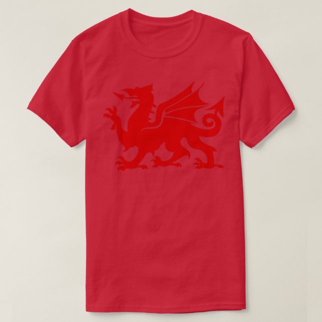 Welsh Red Dragon T-Shirt (Design vorne)