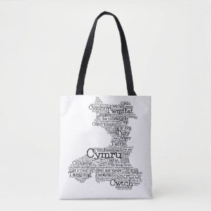 Welsh Slang Word Art Map