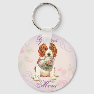 Welsh Springer Spanel Herz Mama Schlüsselanhänger
