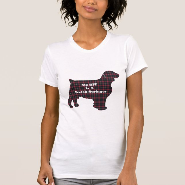 Welsh Springer SPANIEL BESTE FREUNDIN T-Shirt (Vorderseite)