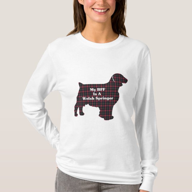 Welsh Springer SPANIEL BESTE FREUNDIN T-Shirt (Vorderseite)