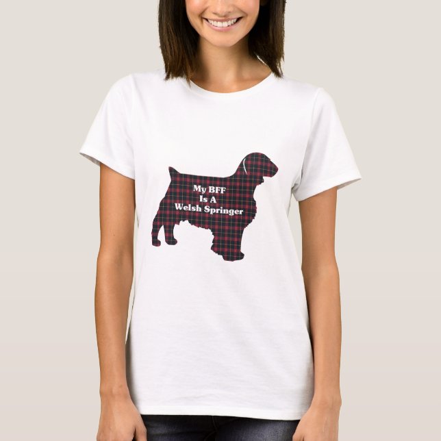 Welsh Springer SPANIEL BESTE FREUNDIN T-Shirt (Vorderseite)