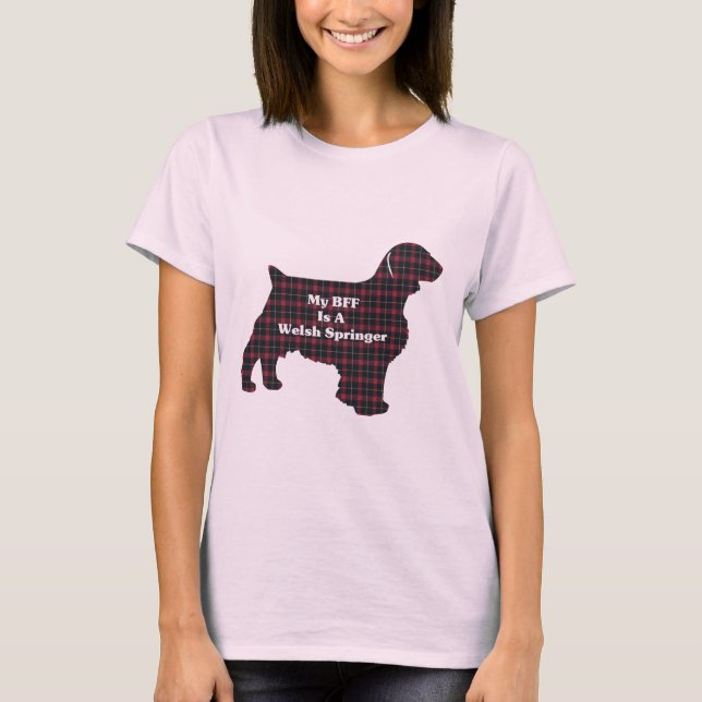 Welsh Springer SPANIEL BESTE FREUNDIN T-Shirt (Vorderseite)