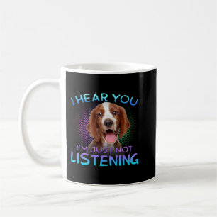 Welsh Springer Spaniel Ich höre, du hörst nicht zu Kaffeetasse