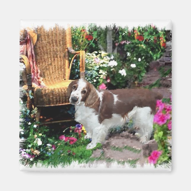 Welsh Springer Spaniel Kunstgeschenke Magnet (Vorne)