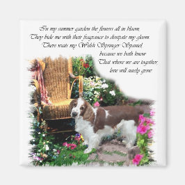 Welsh Springer Spaniel Kunstgeschenke Magnet
