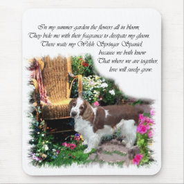 Welsh Springer Spaniel Kunstgeschenke Mousepad