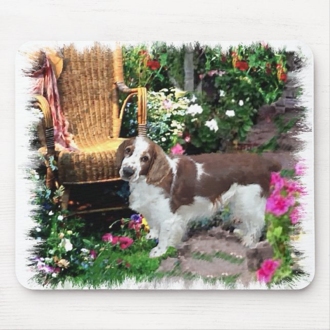 Welsh Springer Spaniel Kunstgeschenke Mousepad (Vorne)