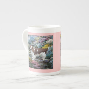Welsh Springer Spaniel Kunstgeschenke Prozellantasse