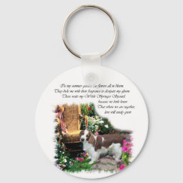Welsh Springer Spaniel Kunstgeschenke Schlüsselanhänger