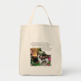 Welsh Springer Spaniel Kunstgeschenke Tragetasche