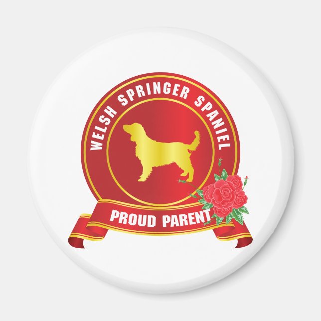 Welsh Springer Spaniel Magnet (Vorne)