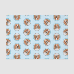 Welsh Springer Spaniel Malerei Original Dog Art Seidenpapier