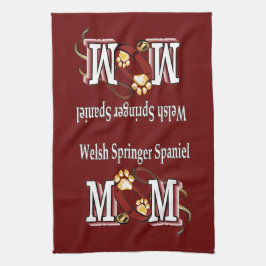 Welsh Springer Spaniel Mama Handtuch