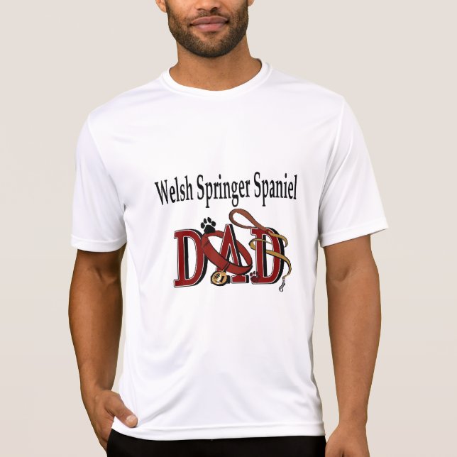 Welsh Springer Spaniel Vater Geschenke T-Shirt (Vorderseite)