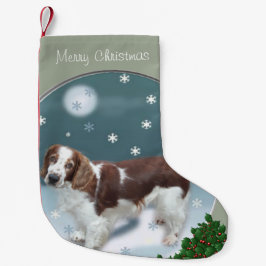 Welsh Springer Spaniel Weihnachten Kleiner Weihnachtsstrumpf