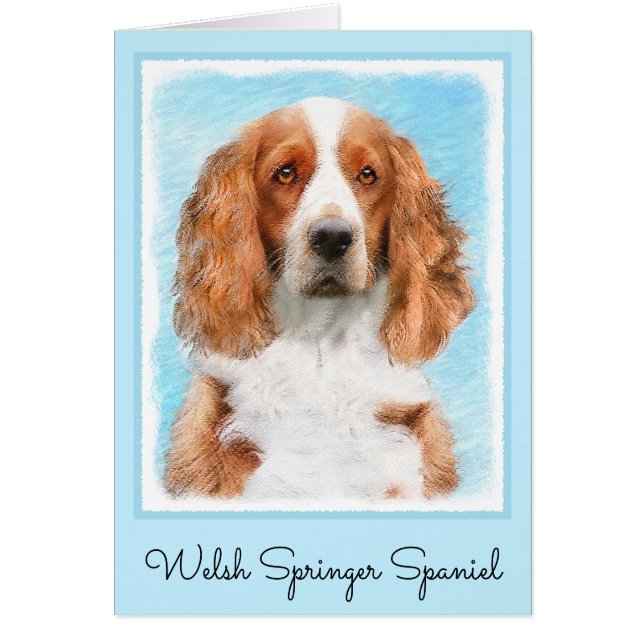 Welsh Springer Spanischmalerei - Original Dog Art (Vorne)