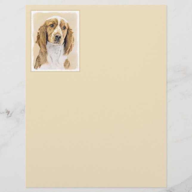 Welsh Springer Spanischmalerei - Original Dog Art (Vorderseite)