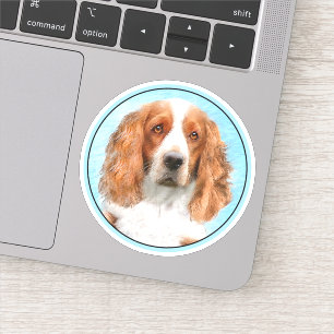 Welsh Springer Spanischmalerei - Original Dog Art Aufkleber