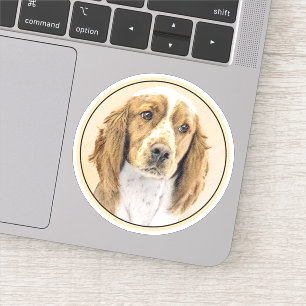 Welsh Springer Spanischmalerei - Original Dog Art Aufkleber