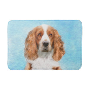 Welsh Springer Spanischmalerei - Original Dog Art Badematte