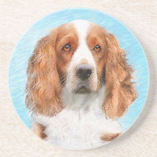 Welsh Springer Spanischmalerei - Original Dog Art Getränkeuntersetzer