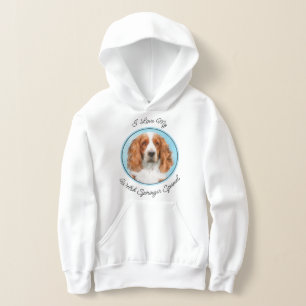 Welsh Springer Spanischmalerei - Original Dog Art Hoodie