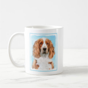 Welsh Springer Spanischmalerei - Original Dog Art Kaffeetasse