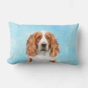 Welsh Springer Spanischmalerei - Original Dog Art Lendenkissen