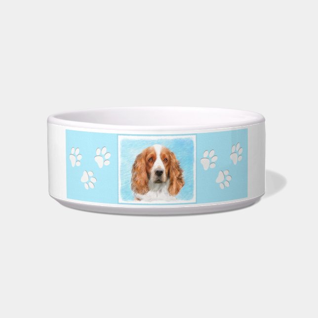 Welsh Springer Spanischmalerei - Original Dog Art Napf (Rechts)