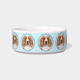Welsh Springer Spanischmalerei - Original Dog Art Napf