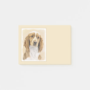 Welsh Springer Spanischmalerei - Original Dog Art Post-it Klebezettel