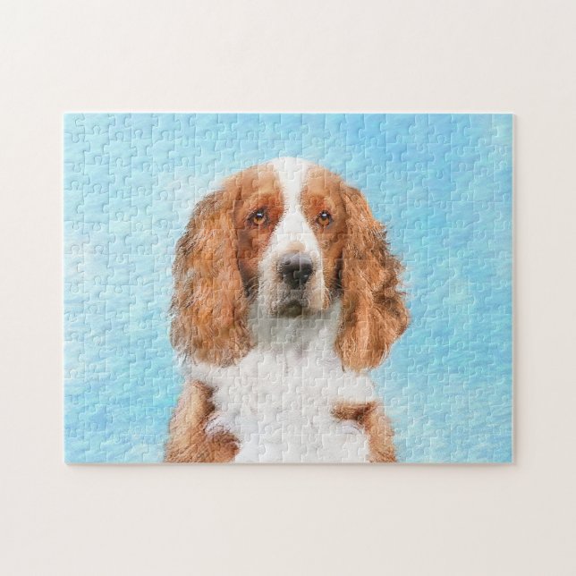 Welsh Springer Spanischmalerei - Original Dog Art Puzzle (Horizontal)