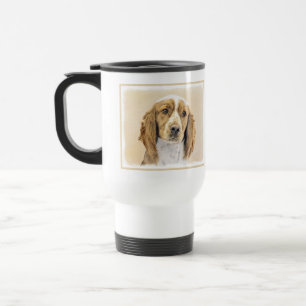 Welsh Springer Spanischmalerei - Original Dog Art Reisebecher