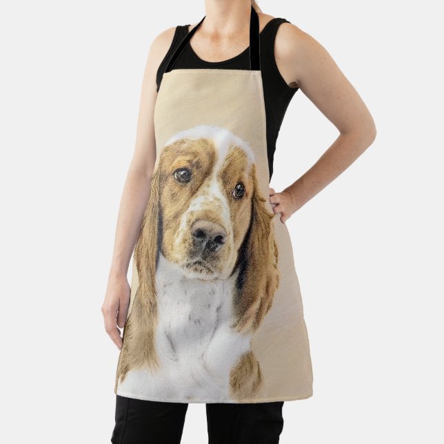 Welsh Springer Spanischmalerei - Original Dog Art Schürze (InSitu)